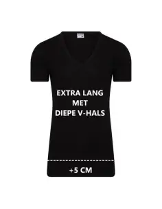 Beeren Heren Extra lang T-shirt met diepe V-hals M3000...
