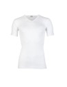 Beeren Heren T-shirt V-hals en K.M. M3000 6Pack Wit