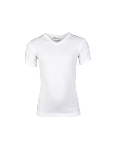Beeren Jongens T-shirt V-hals M3000 6Pack Wit