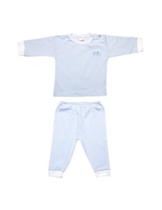 Beeren Baby Pyjama M401 met borduur Blauw