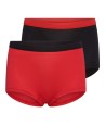 Beeren Meisjes Mix&Match boxers Rood/Zwart 2Pack